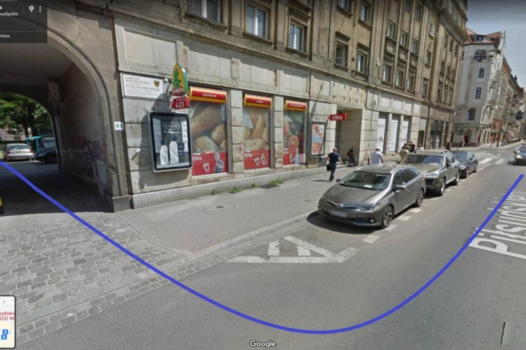 Piłsudskiego 80 - 4 minuty do Dworca Głównego PKP Breslavia Exterior foto